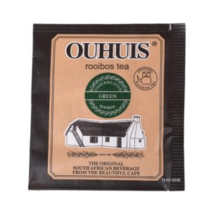 Individually wrapped String & Tag Green Rooibos Envelopes